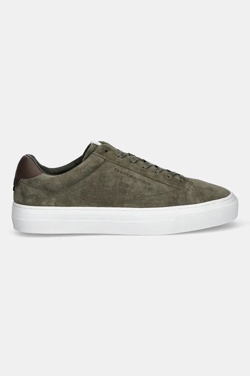 sneakers in camoscio PREMIUM DRESS CUPSOLE SUEDE uomo colore verde FM0FM05573 miniatura 2