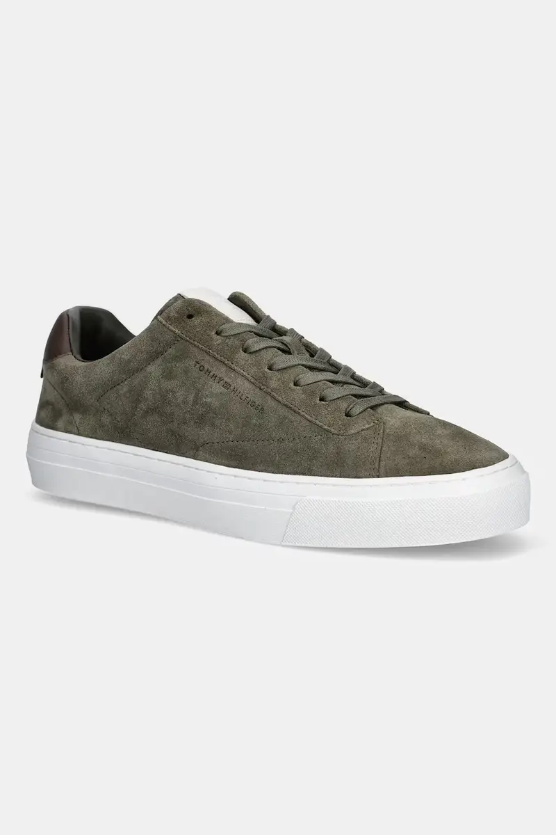 sneakers in camoscio PREMIUM DRESS CUPSOLE SUEDE uomo colore verde FM0FM05573