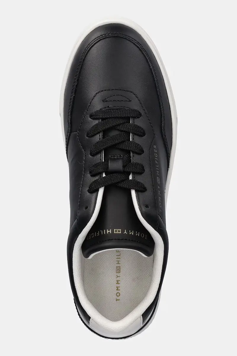 sneakers in pelle CASUAL CUPSOLE SNEAKER donna colore nero FW0FW08689 miniatura 4