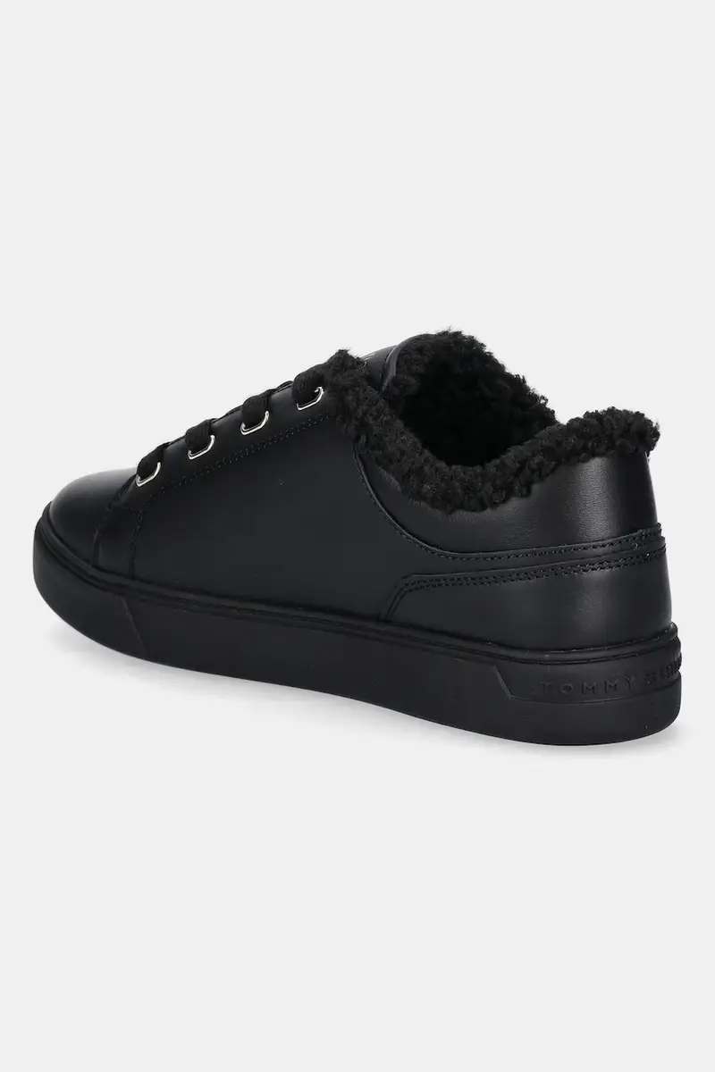 sneakers in pelle CASUAL CUPSOLE SNEAKER WL donna colore nero FW0FW08824 miniatura 3