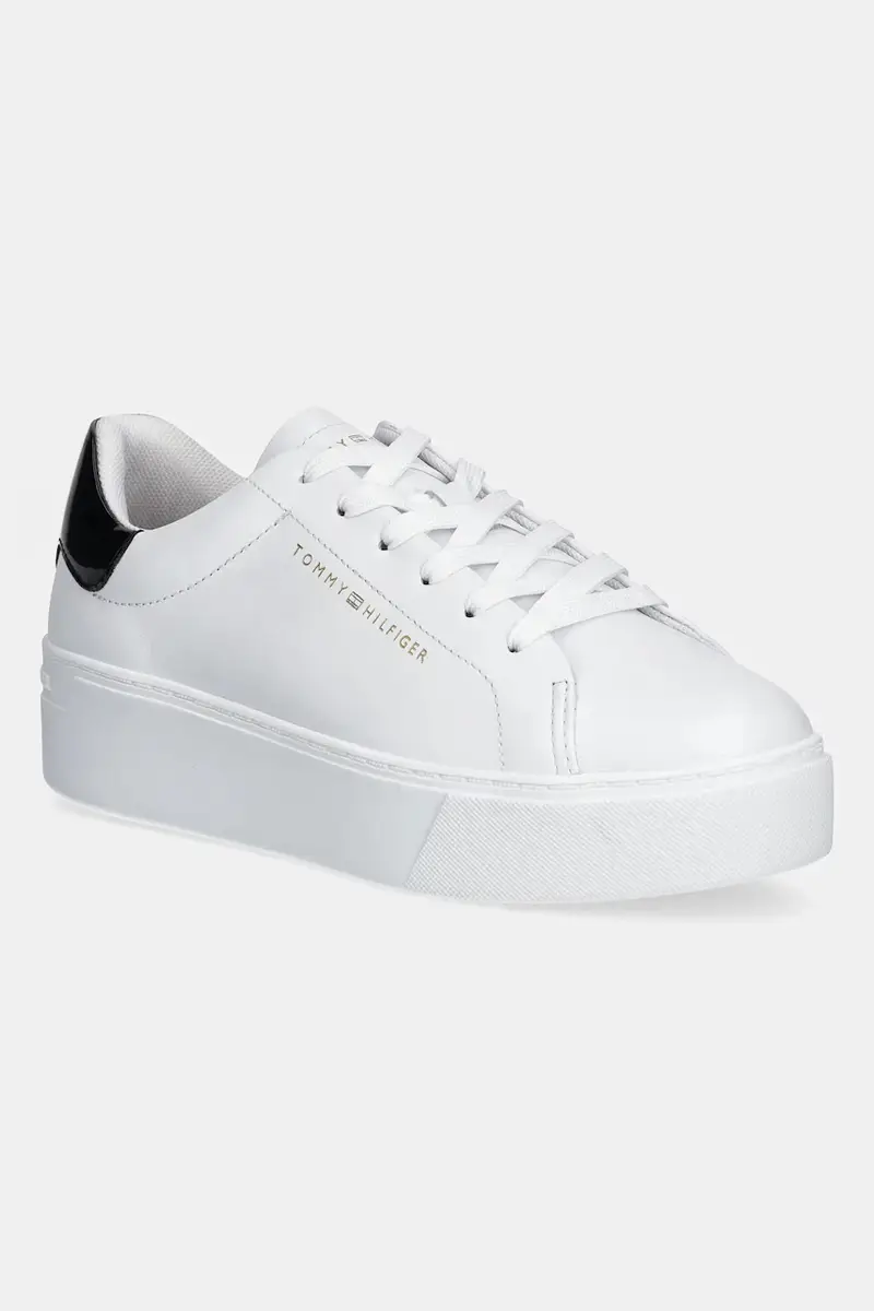 sneakers in pelle CHIC PLATFORM CUPSOLE PATENT donna colore bianco FW0FW08681