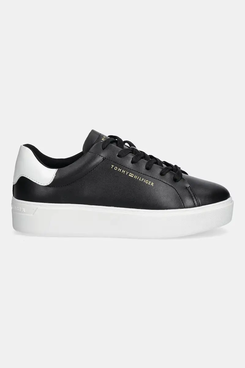 sneakers in pelle CHIC PLATFORM CUPSOLE PATENT donna colore nero FW0FW08681 miniatura 2