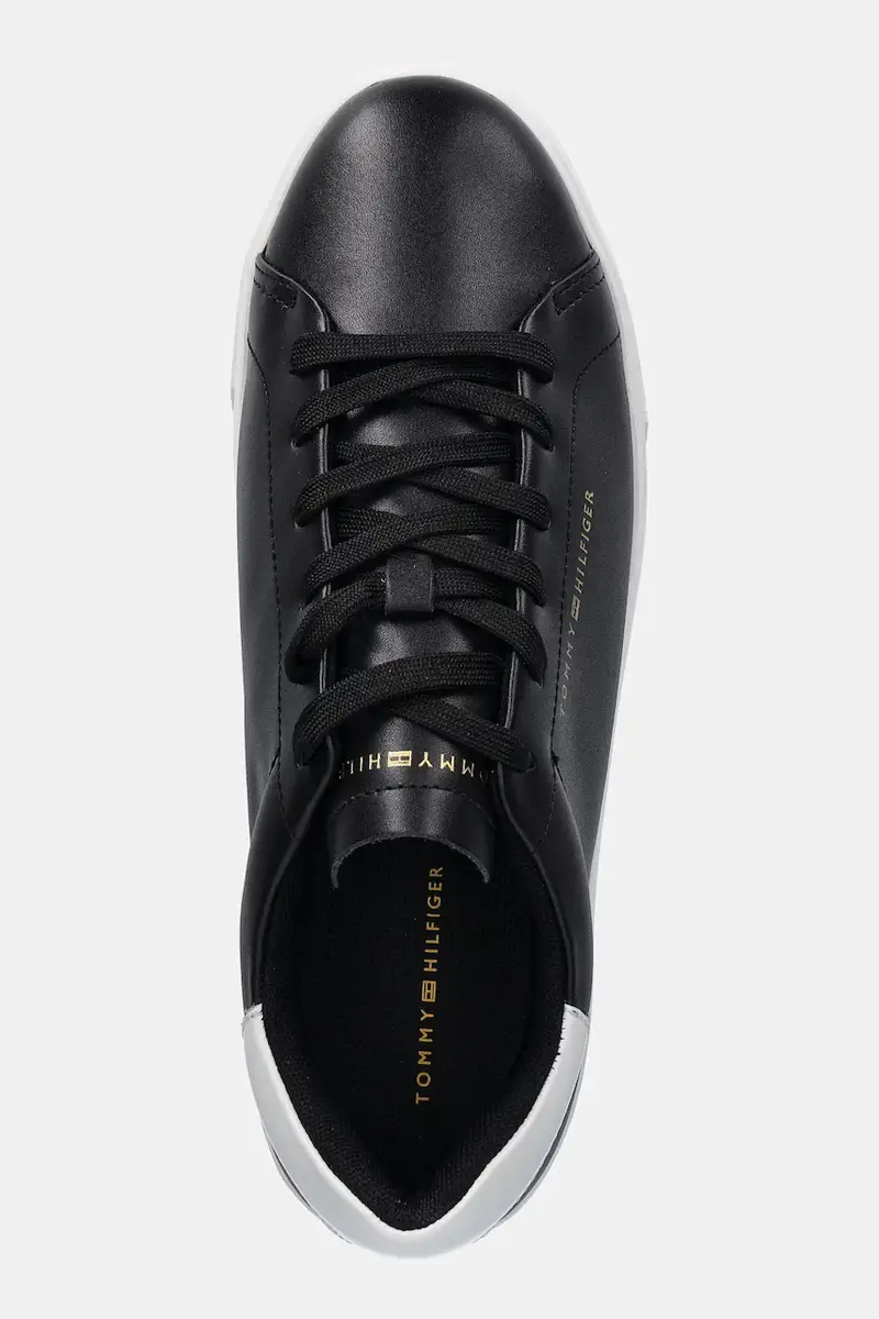 sneakers in pelle CHIC PLATFORM CUPSOLE PATENT donna colore nero FW0FW08681 miniatura 4