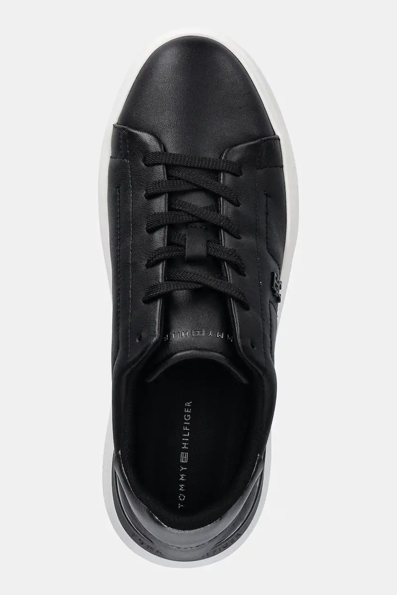 sneakers in pelle CHIC PLATFORM SNEAKER GOLD donna colore nero FW0FW08817 miniatura 4