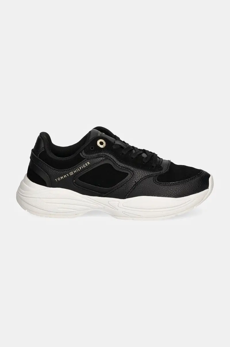 sneakers in pelle CHUNKY RUNNER Nero miniatura 2