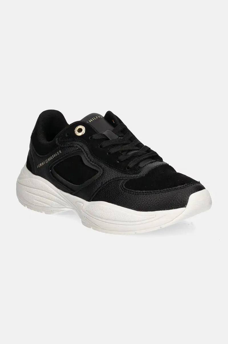 sneakers in pelle CHUNKY RUNNER Nero