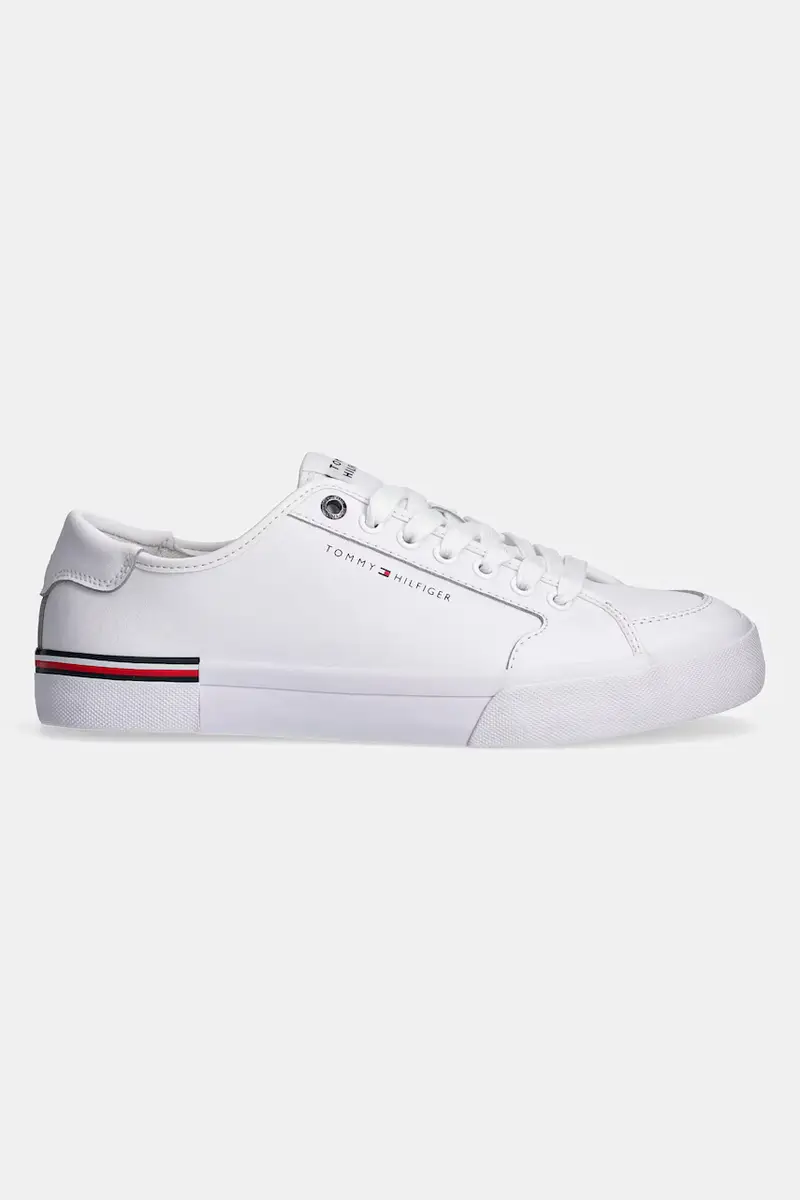 sneakers in pelle CORE CORPORATE VULC LEATHER colore bianco FM0FM05399 miniatura 2