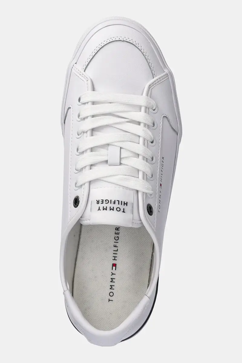 sneakers in pelle CORE CORPORATE VULC LEATHER colore bianco FM0FM05399 miniatura 4