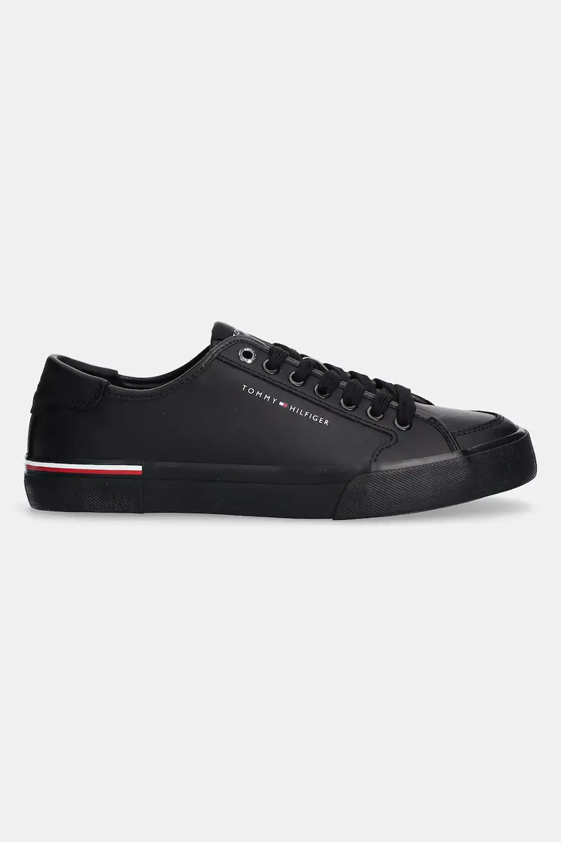 sneakers in pelle CORE CORPORATE VULC LEATHER colore nero FM0FM05399 miniatura 2