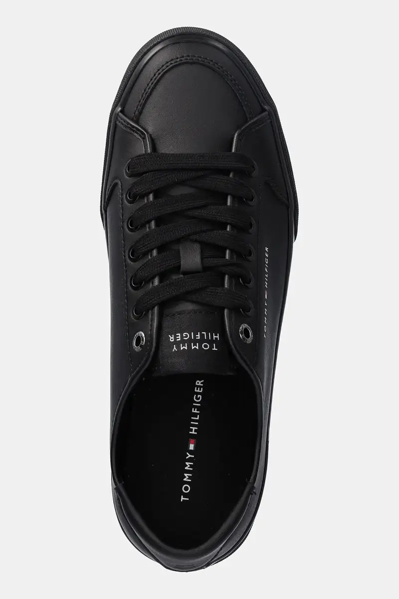 sneakers in pelle CORE CORPORATE VULC LEATHER colore nero FM0FM05399 miniatura 4