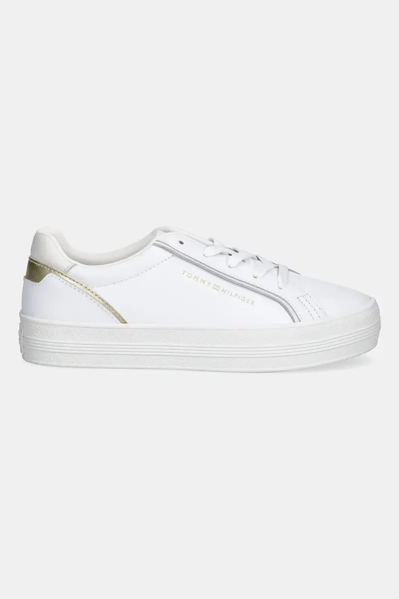 sneakers in pelle ESSENTIAL VULC SNEAKER donna colore bianco FW0FW08757 miniatura 2