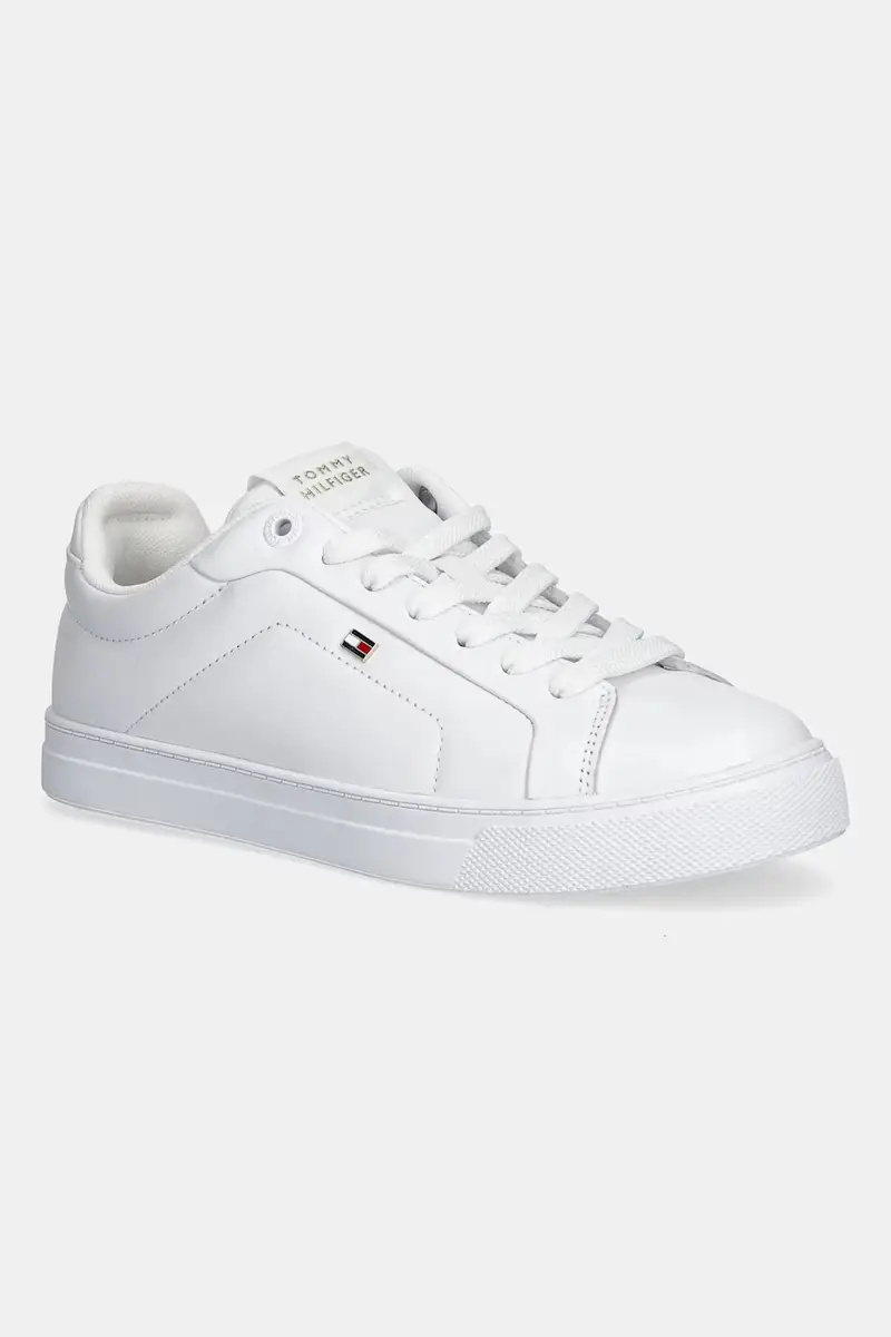 sneakers in pelle ICON COURT SNEAKER donna colore bianco FW0FW08815
