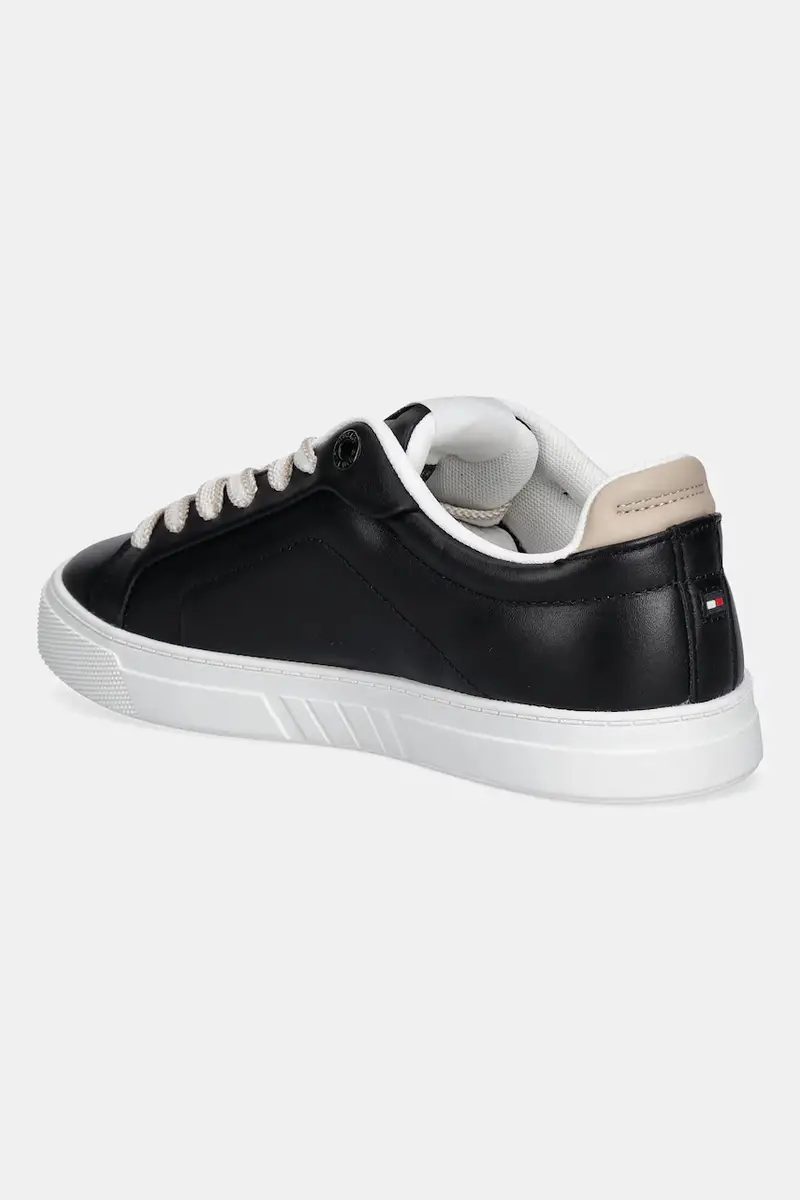 sneakers in pelle ICON COURT SNEAKER donna colore nero FW0FW08815 miniatura 3