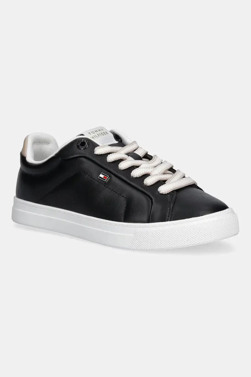 sneakers in pelle ICON COURT SNEAKER donna colore nero FW0FW08815