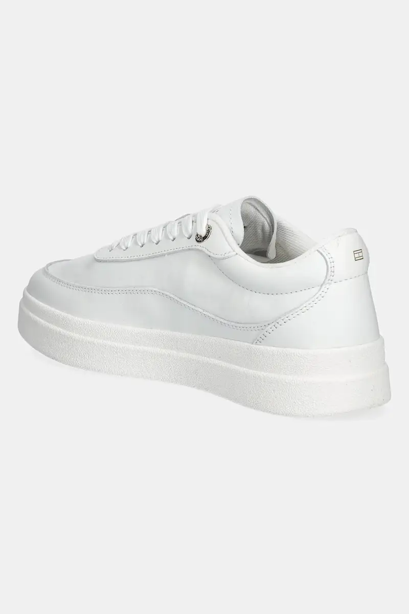 sneakers in pelle MODERN COURT SNEAKER LTHR donna colore bianco FW0FW08800 miniatura 3
