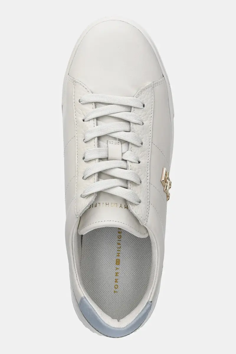 sneakers in pelle PLATFORM COURT SNEAKER donna colore bianco FW0FW08464 miniatura 4