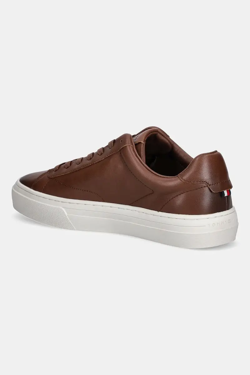sneakers in pelle PREMIUM DRESS CUPSOLE COGNAC uomo colore marrone FM0FM05771 miniatura 3