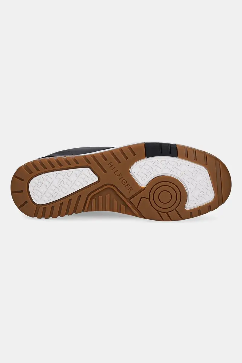 sneakers in pelle TH BASKET BETTER MIX LTH uomo colore nero FM0FM05520 miniatura 5