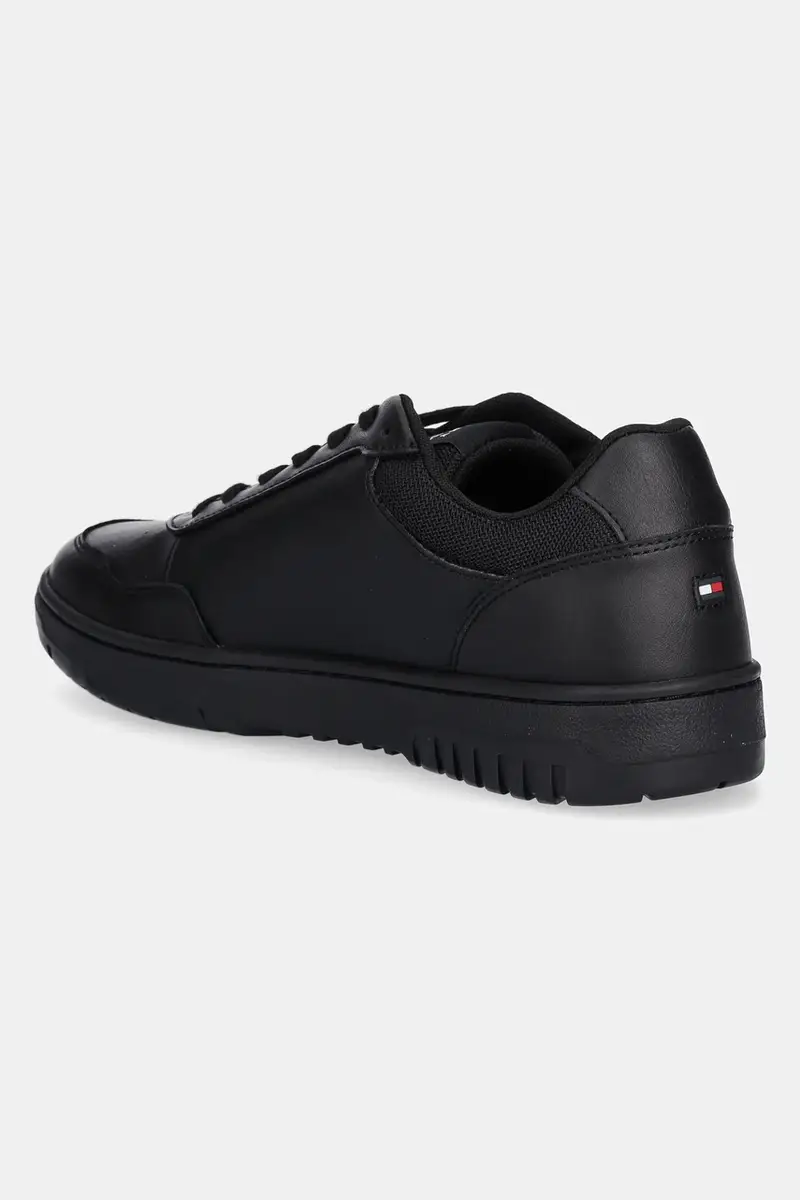 sneakers in pelle TH BASKET CORE LTH uomo colore nero FM0FM05629 miniatura 3