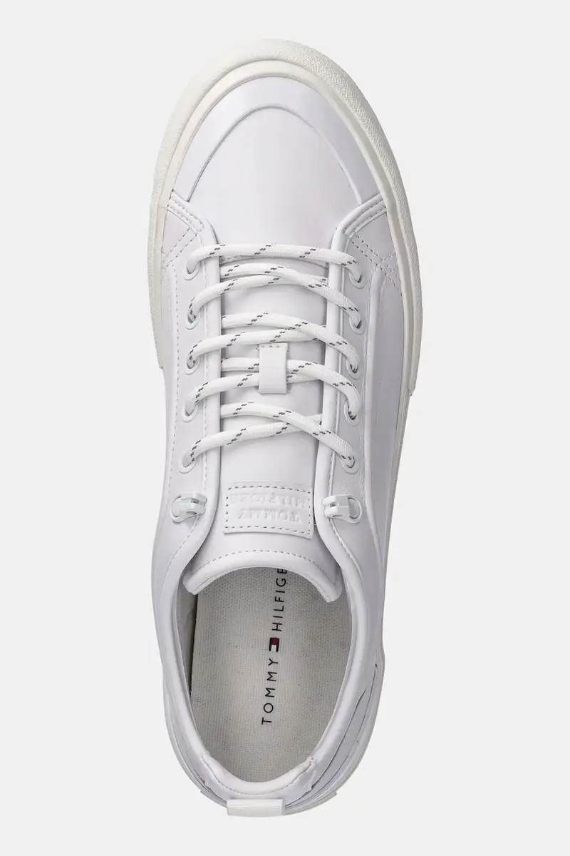 sneakers in pelle TH HI VULC CLEAT LOW LTH colore bianco FM0FM05452 miniatura 4