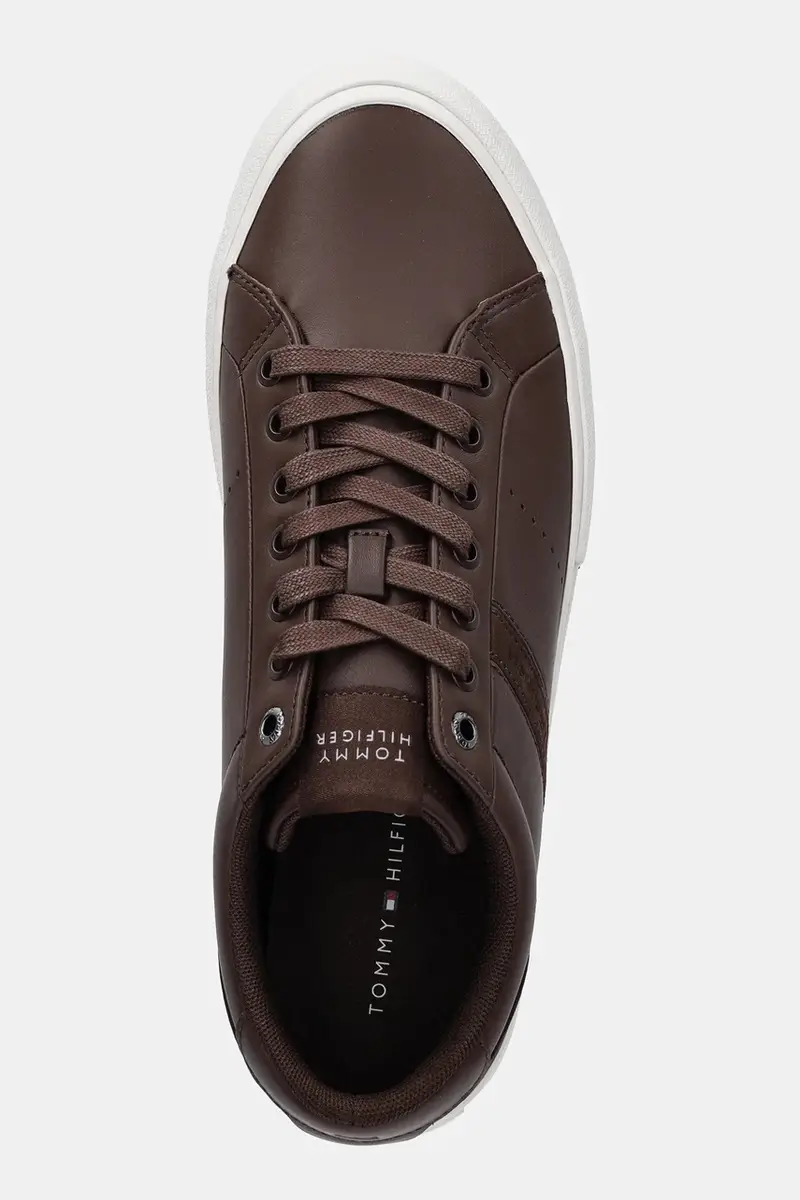 sneakers in pelle TH HI VULC LTH STREET uomo colore marrone FM0FM05626 miniatura 4
