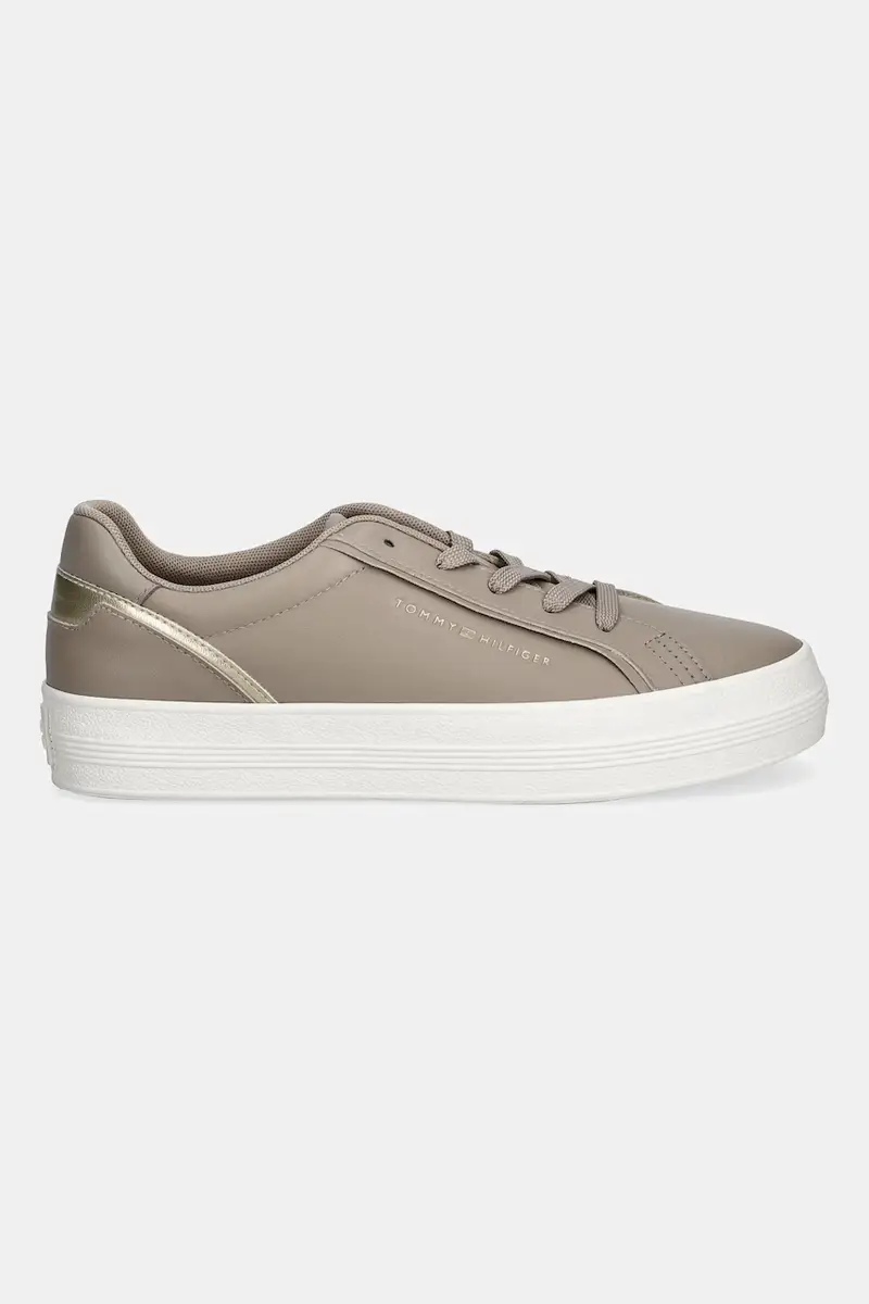 sneakers in pelle VULC FOXING SNEAKER donna colore beige FW0FW08683 miniatura 2