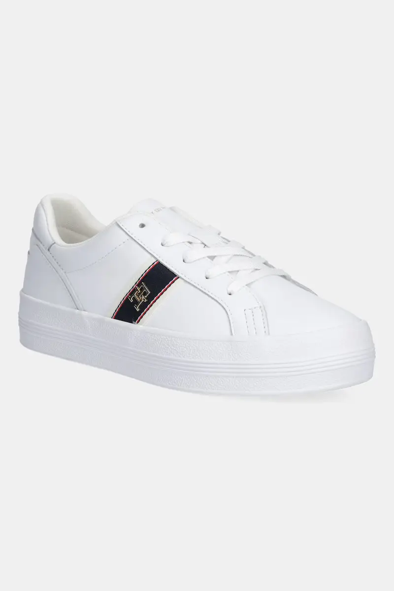 sneakers in pelle VULC WEBBING SNEAKER donna colore bianco FW0FW08903