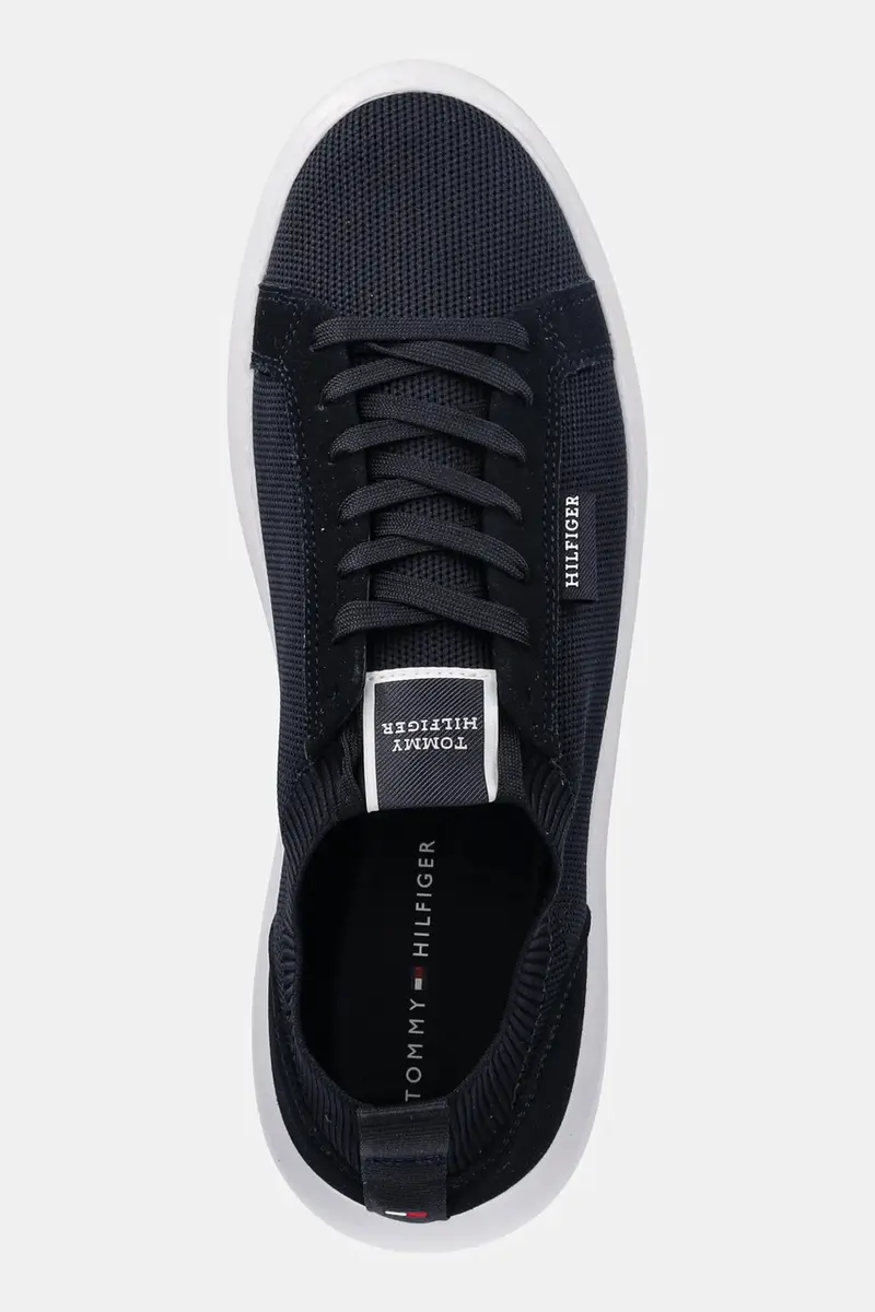 sneakers LIGHT CUPSOLE KNIT SEASONAL colore blu navy FM0FM05403 miniatura 4