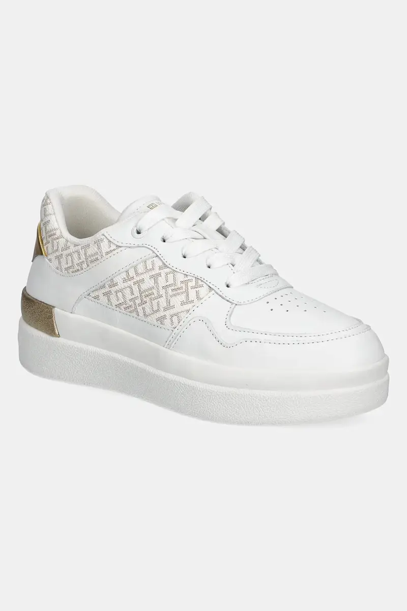 sneakers LUX COURT SNEAKER MONOGRAM colore bianco FW0FW08381