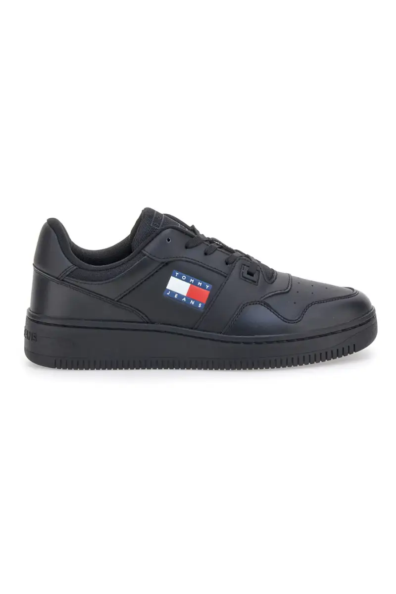 Sneakers Nere TOMMY HILFIGER RETRO BASKET ESS [NERO]