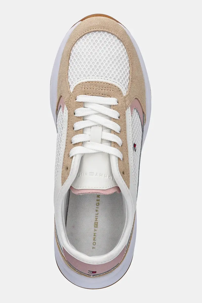 sneakers SPORTY RUNNER donna colore beige FW0FW08644 miniatura 4