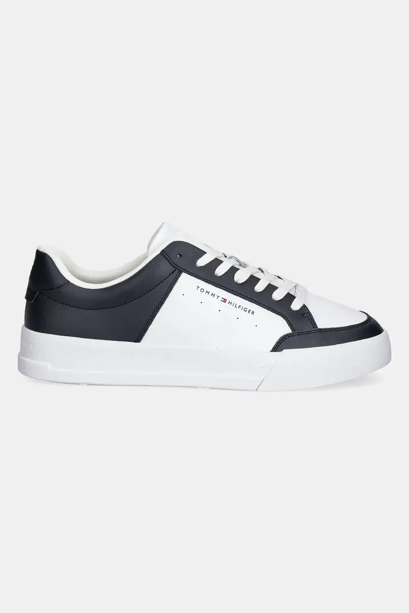 sneakers TH COURT MIX LTH colore blu navy FM0FM05489 miniatura 2