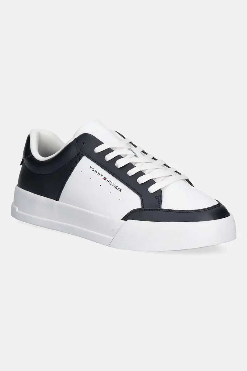 sneakers TH COURT MIX LTH colore blu navy FM0FM05489