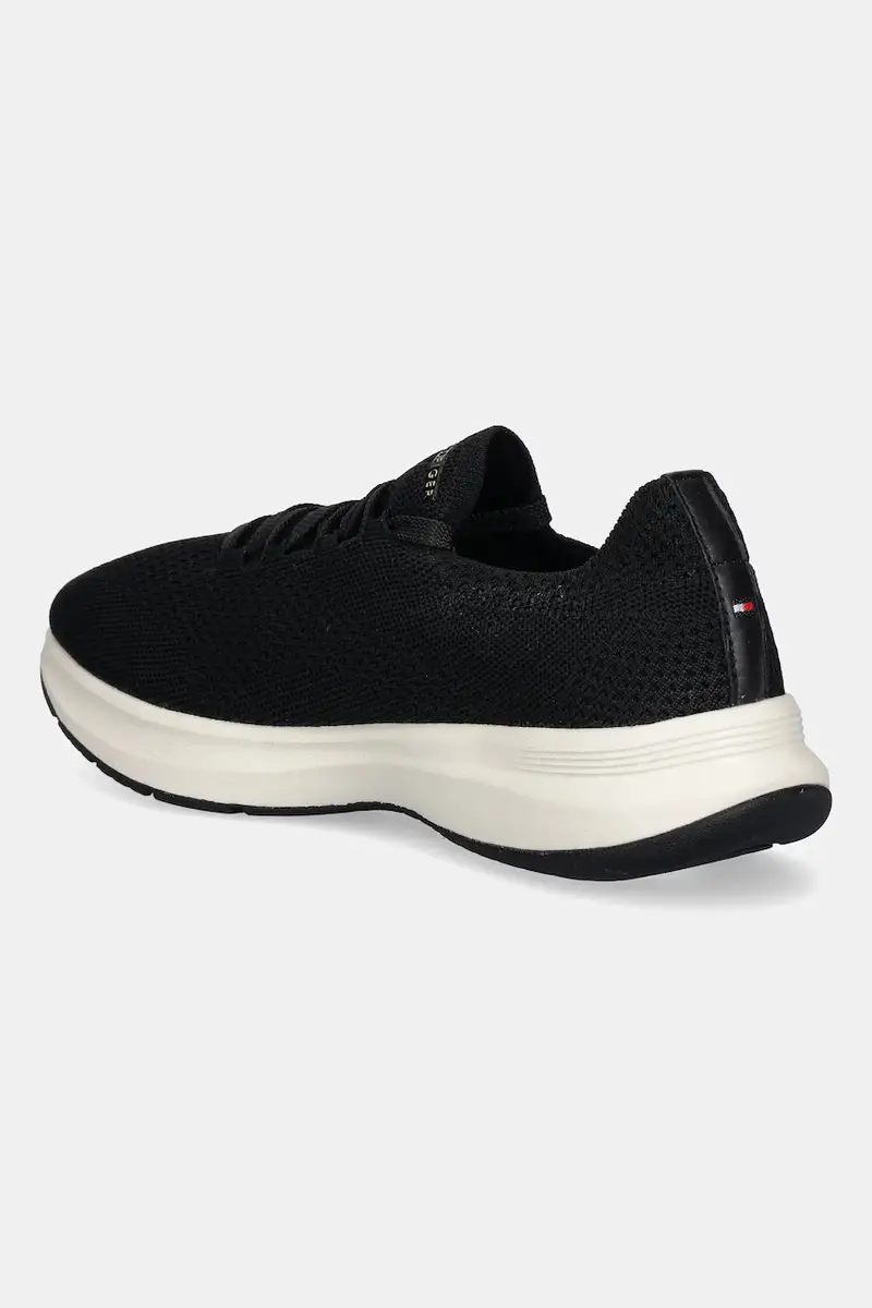 sneakers TH KNIT RUNNER donna colore nero FW0FW08813 miniatura 3