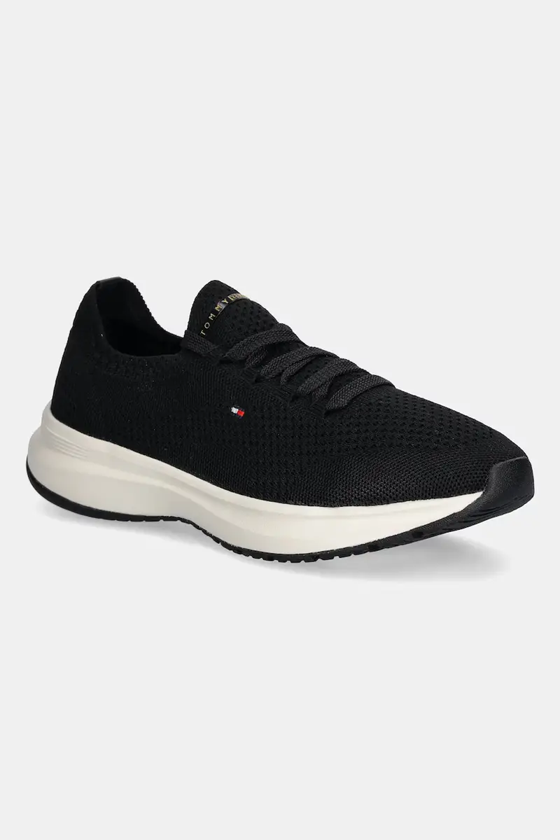sneakers TH KNIT RUNNER donna colore nero FW0FW08813