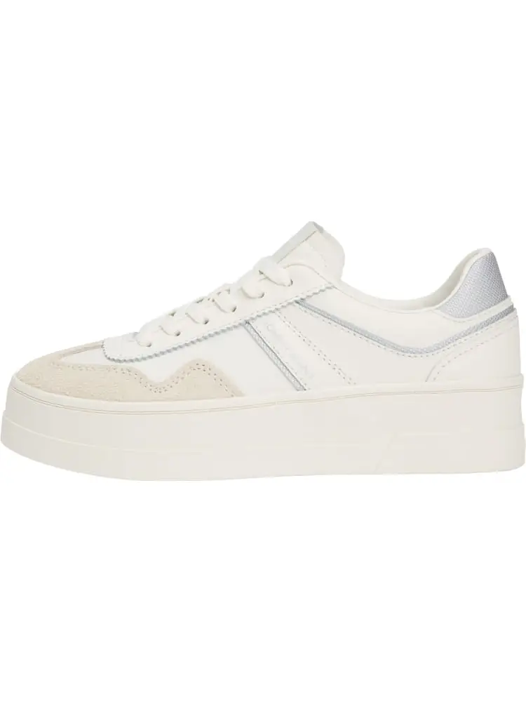 sneakers the greenwich con suola alta in pelle bianca