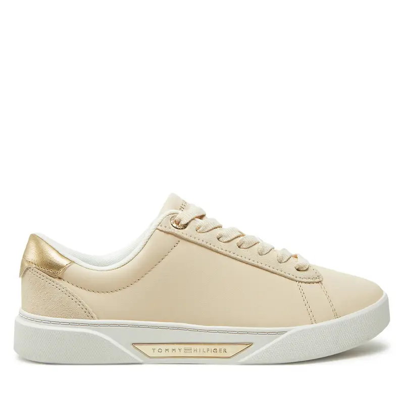 Sneakers Tommy Hilfiger Chic Court Sneaker FW0FW08382 Beige