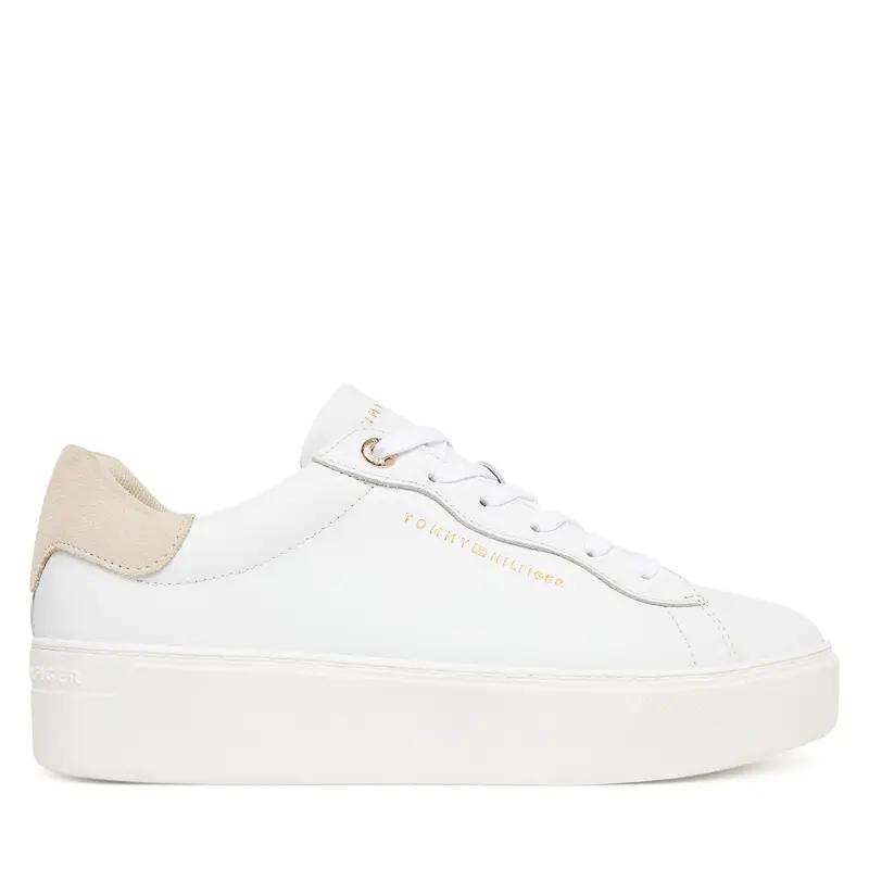 Sneakers Tommy Hilfiger Chic Platform Cupsole Sneaker FW0FW09021 Bianco