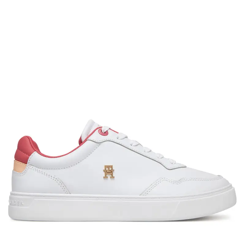 Sneakers Tommy Hilfiger Essential Elevated Court Sneaker FW0FW08680 Bianco