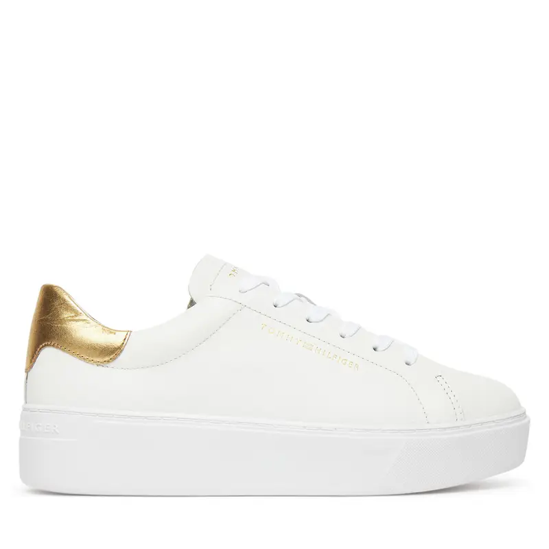 Sneakers Tommy Hilfiger Essential Platform Court Sneaker FW0FW08756 Bianco