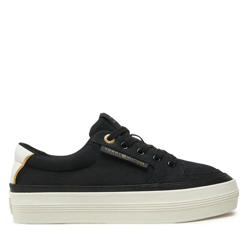 Sneakers Tommy Hilfiger Essential Vulc Textile Sneaker FW0FW08323 Nero