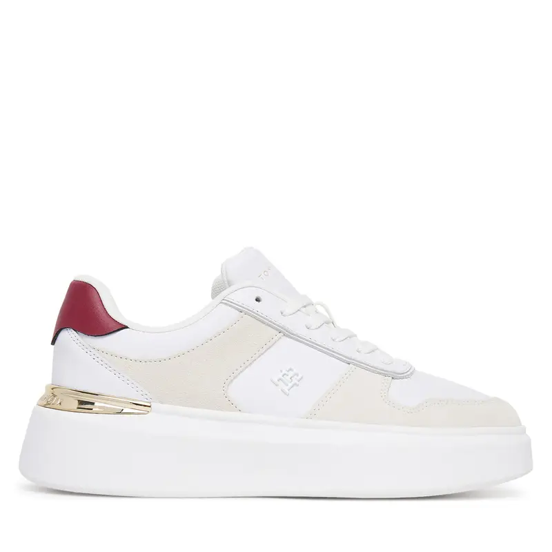 Sneakers Tommy Hilfiger Fashion Court Mix FW0FW08632 Bianco