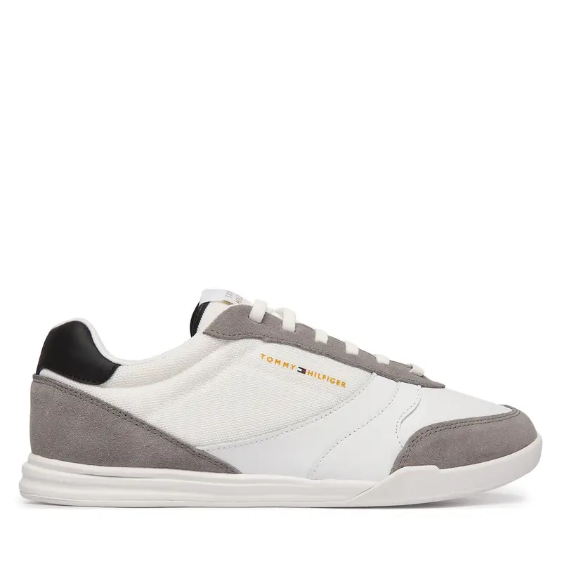 Sneakers Tommy Hilfiger Lopro Lth Mix Rwb FM0FM05826 Bianco