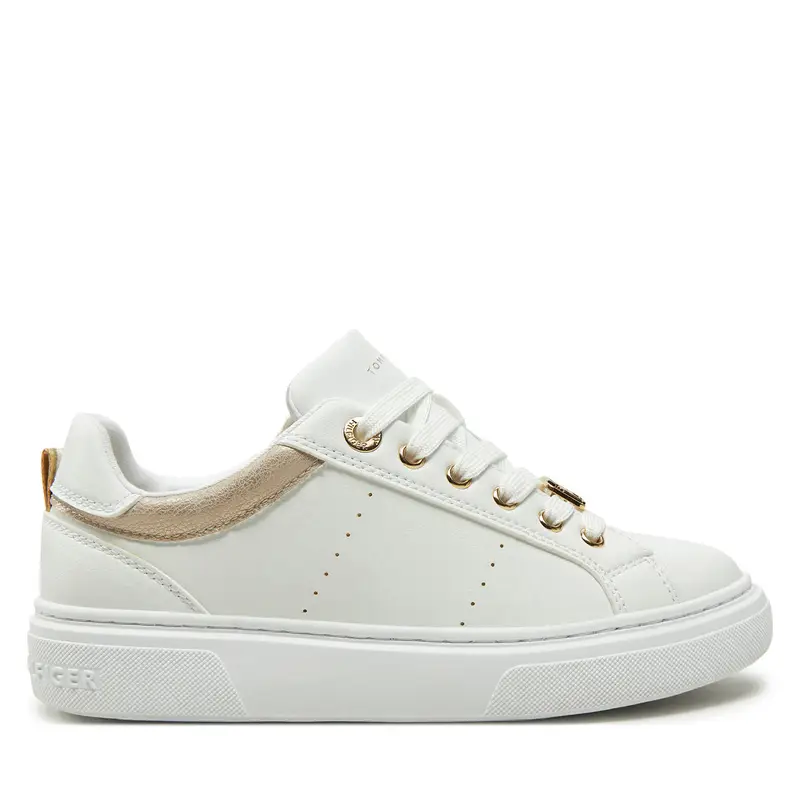 Sneakers Tommy Hilfiger Low Cut Lace-Up Sneaker T3A9-33743-1355 S Bianco
