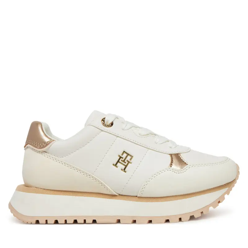 Sneakers Tommy Hilfiger Low Cut Lace-Up Sneaker T3A9-33759-1355 M Bianco