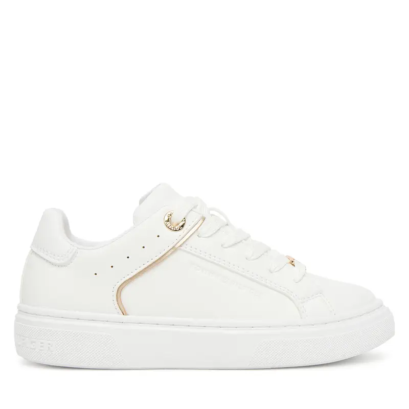 Sneakers Tommy Hilfiger Low Cut Lace Up Sneaker T3A9-33982-1355 S Bianco