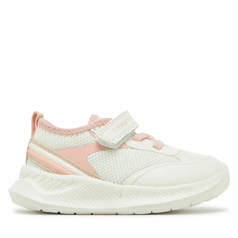 Sneakers Tommy Hilfiger Low Cut Lace-Up/Velcro Sneaker T1A9-33755-1697 M Bianco