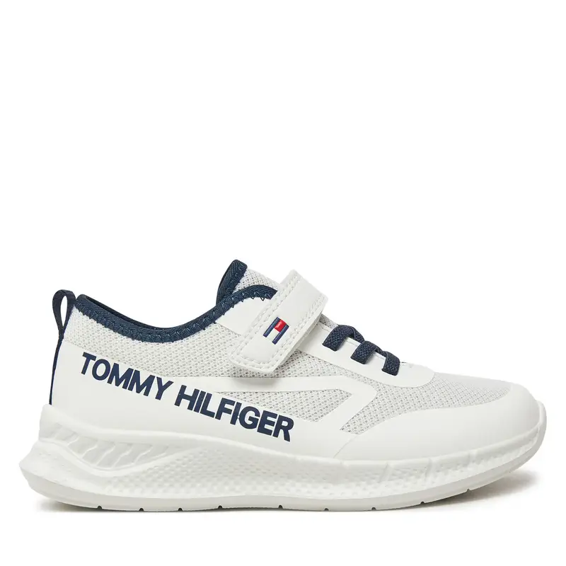 Sneakers Tommy Hilfiger Low Cut Lace-Up/Velcro Sneaker T1B9-33868-1756 S Bianco