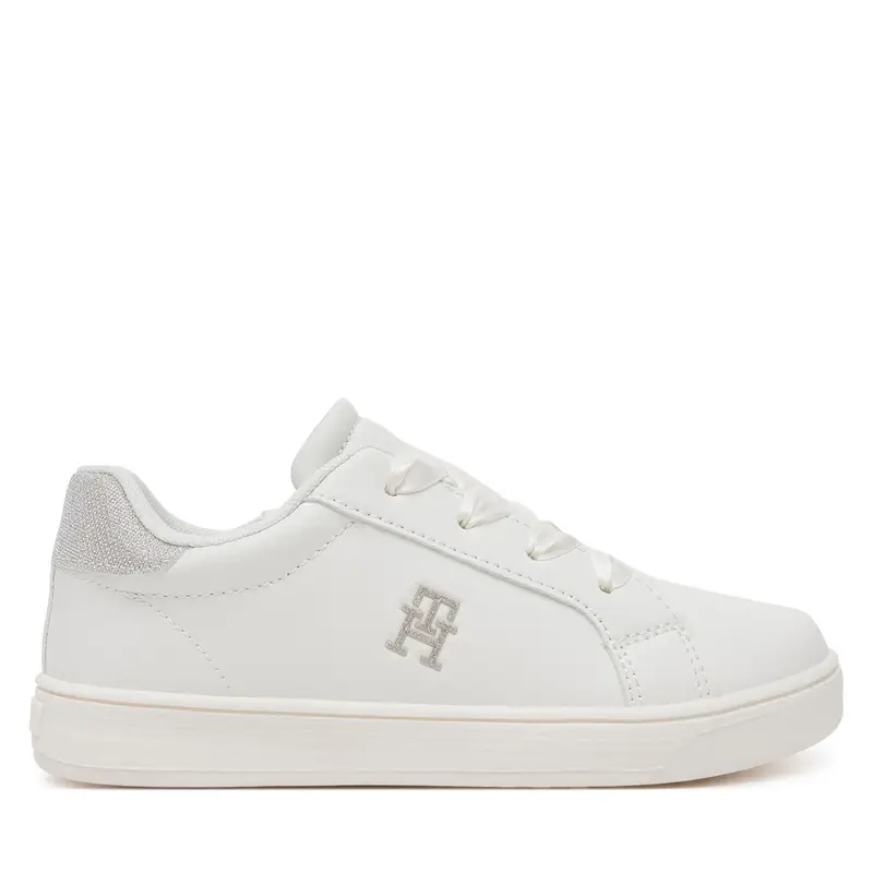 Sneakers Tommy Hilfiger Low Cut Velcro Sneaker T1A9-33728-1439 S Bianco
