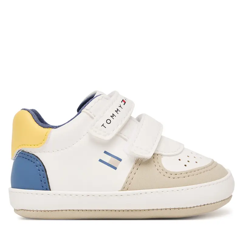 Sneakers Tommy Hilfiger Low Cut Velcro T0B9-34330-1755 Bianco